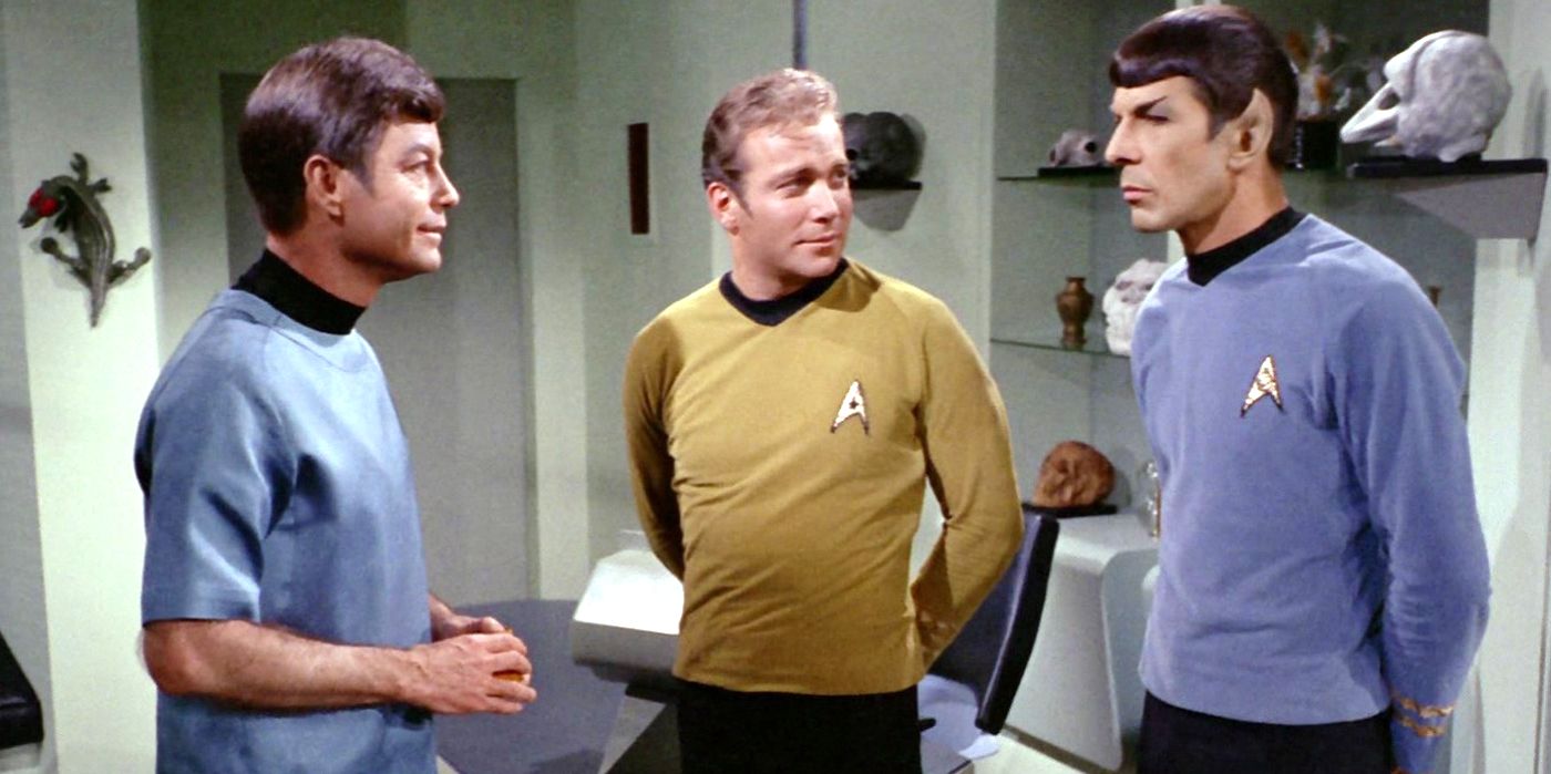 Spock Kirk Bones Star Trek TOS