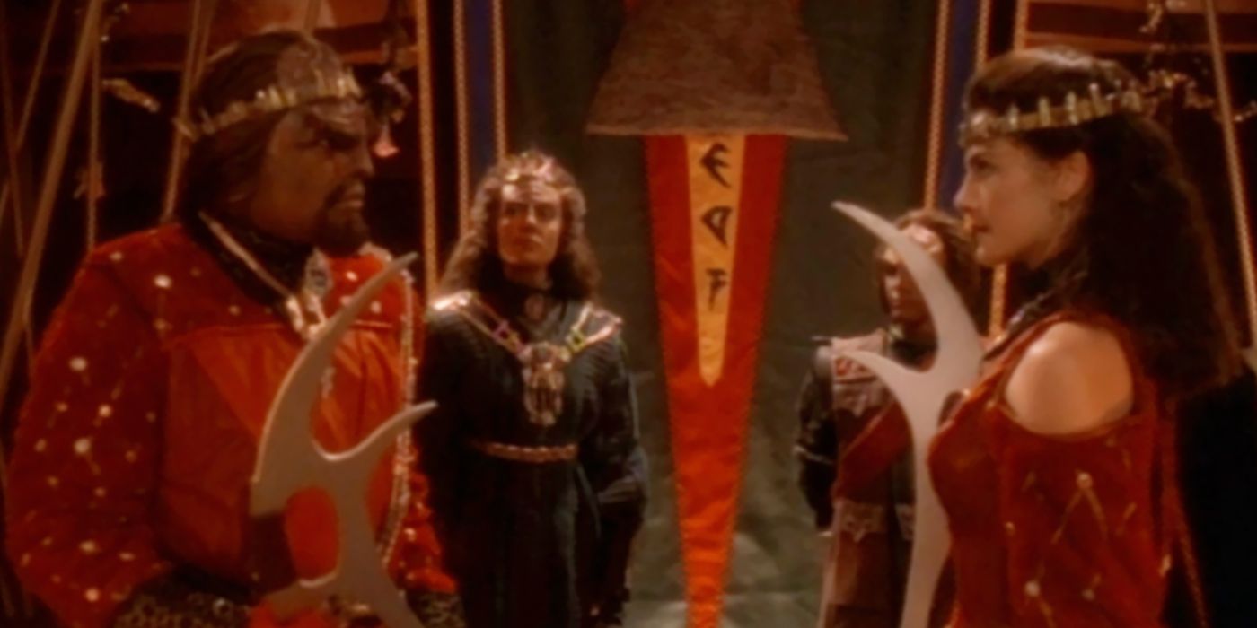 Worf and Dax get married in DS9 season 6