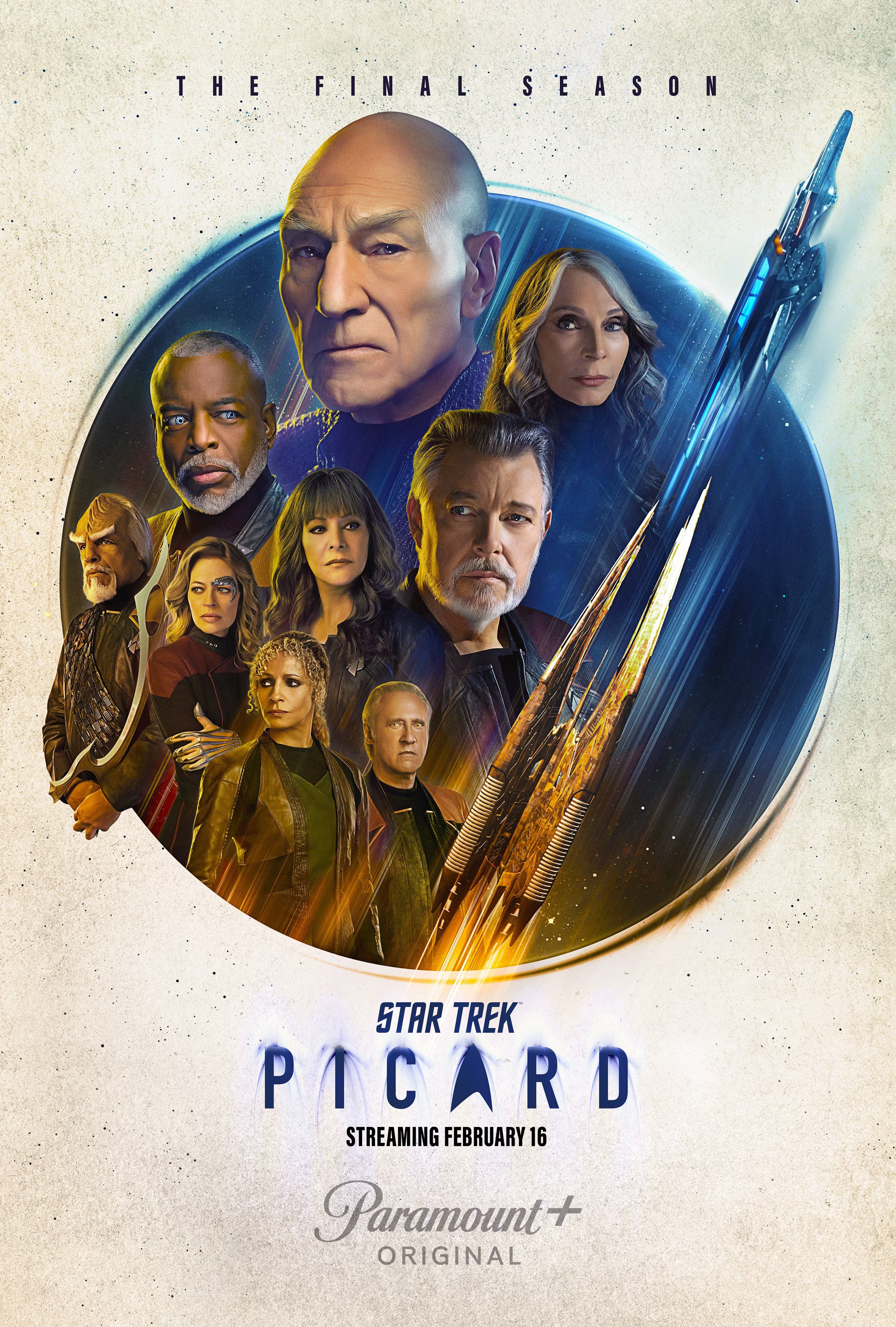 Picard from Star Trek Poster