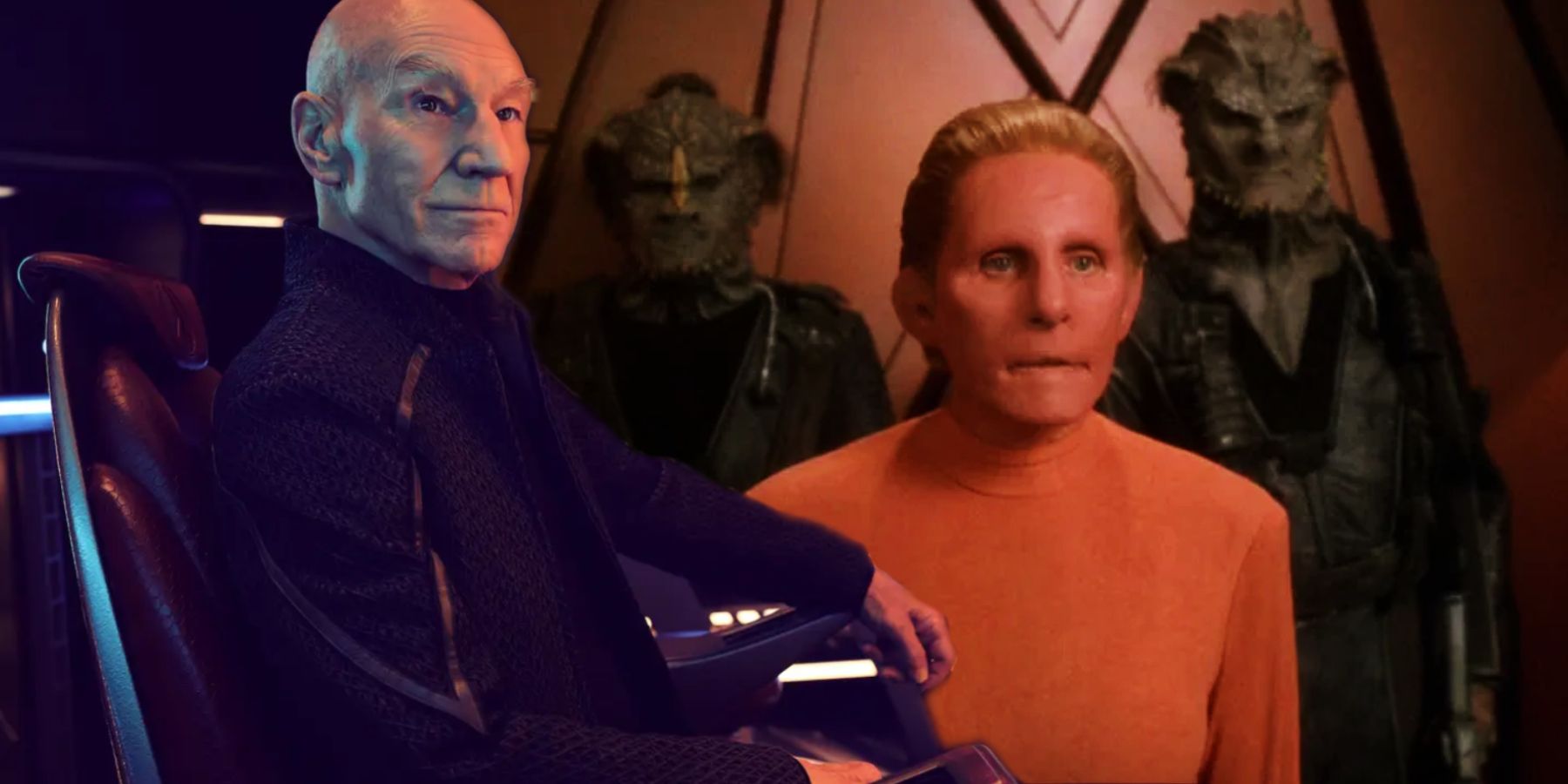 Jean-Luc Picard and the Female Changeling in DS9