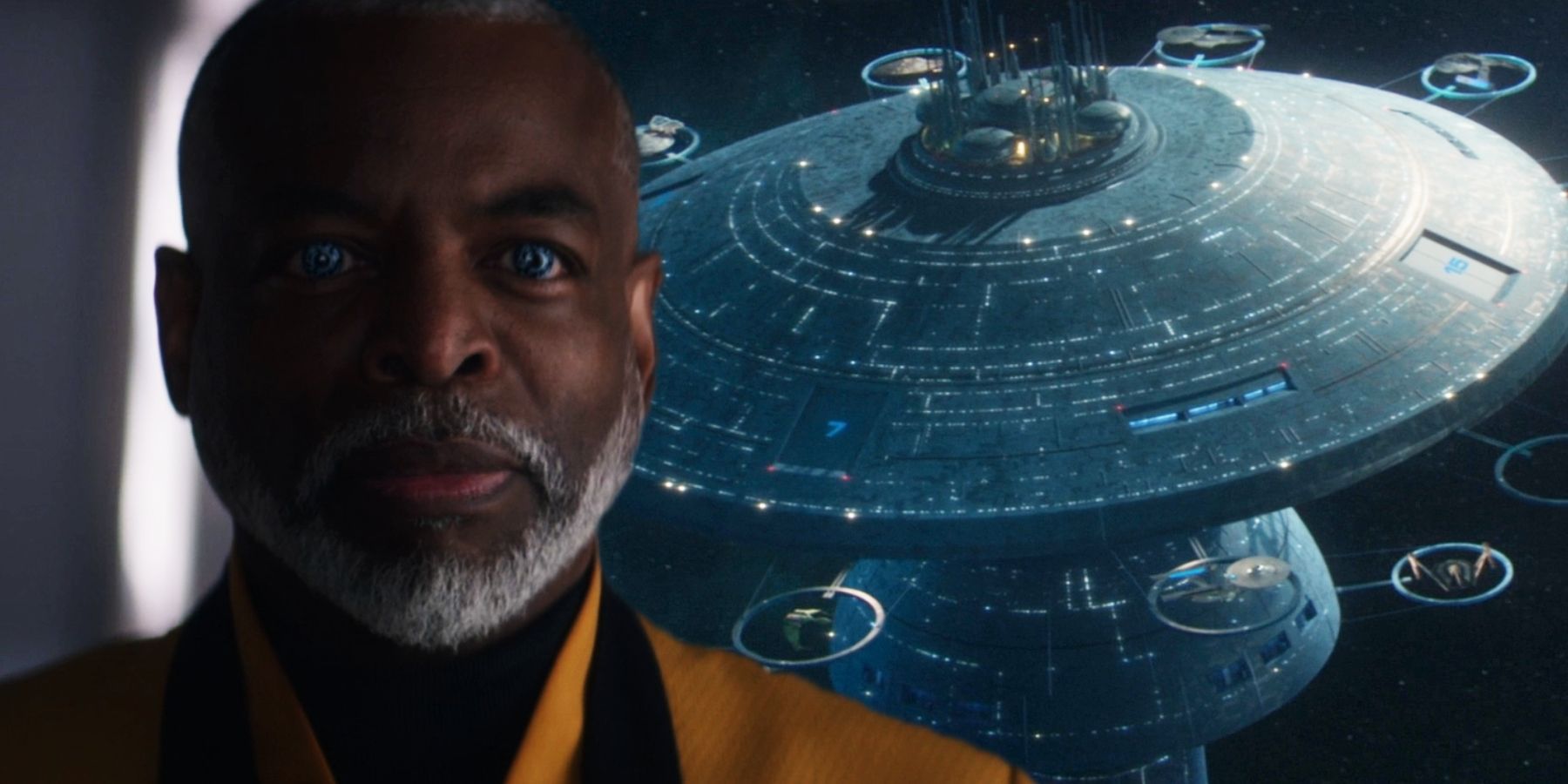 Commodore Geordi La Forge and the Fleet Museum in Star Trek: Picard