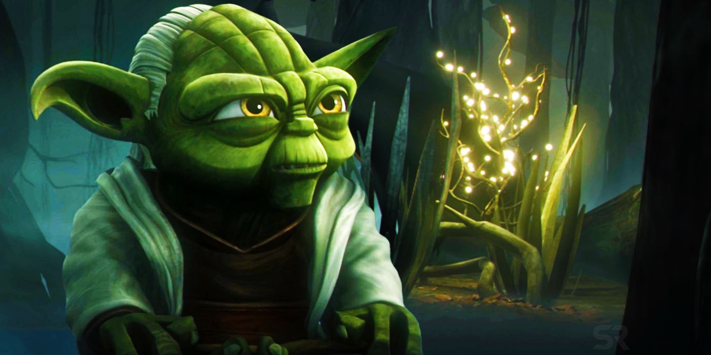 Yoda en Dagobah en The Clone Wars.
