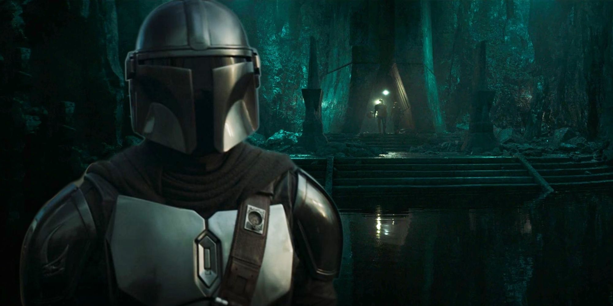 Din Djarin and the Living Waters in The Mandalorian