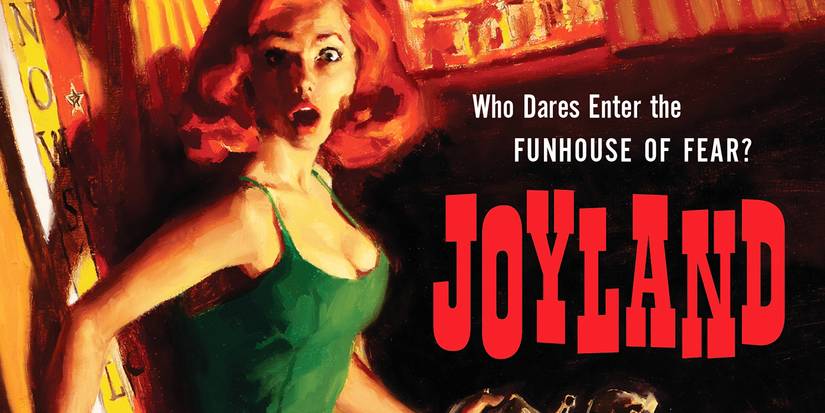 The book cover of Joyland by Stephen King.