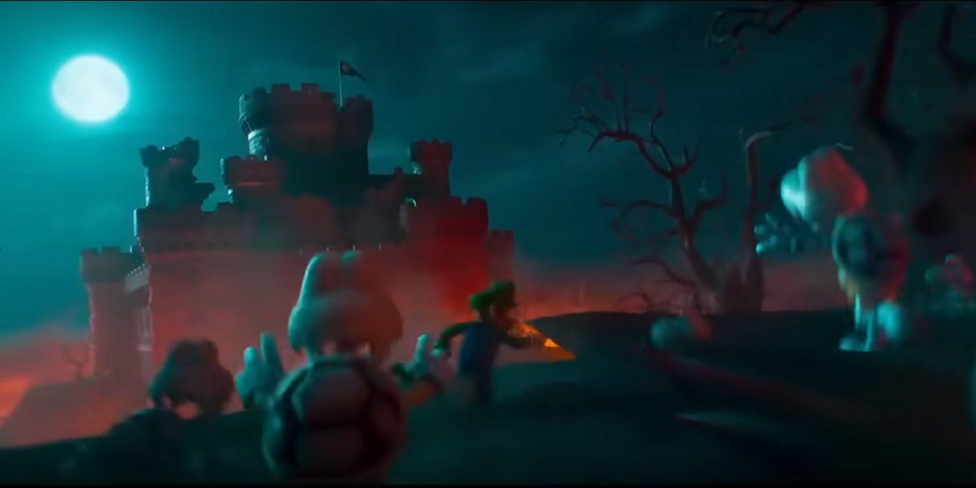 Super Mario Bros Luigi Bowser Castle
