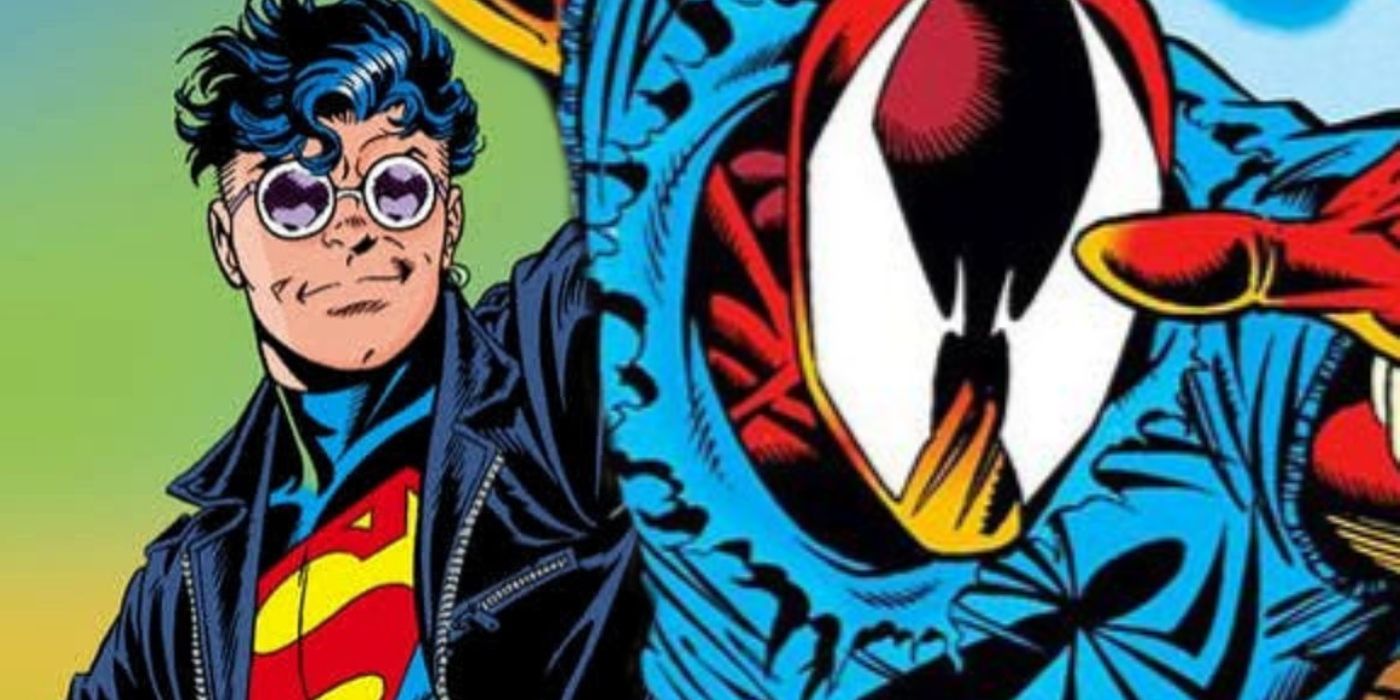 Superboy and Scarlet Spider.