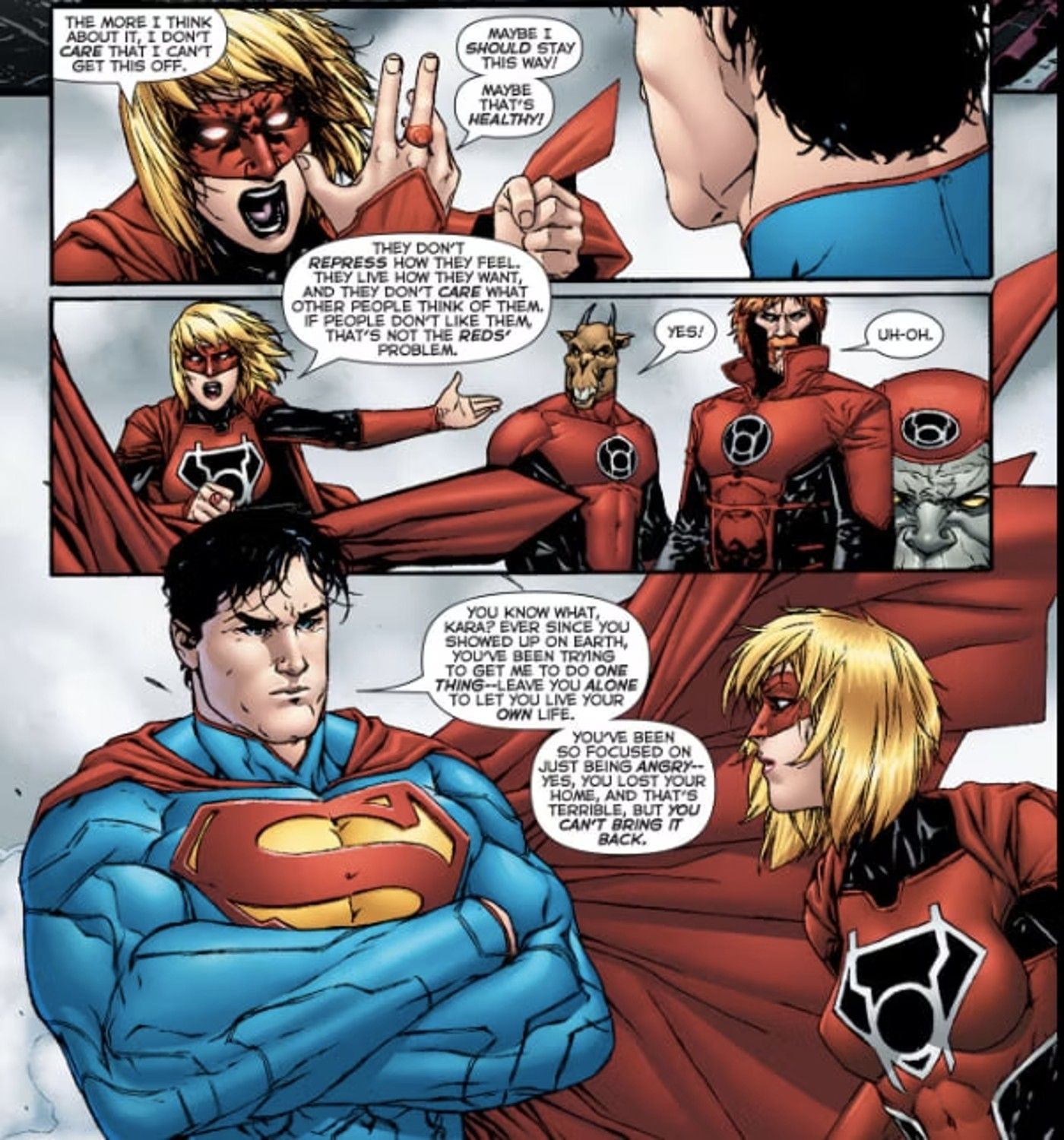 Supergirl Red Lantern