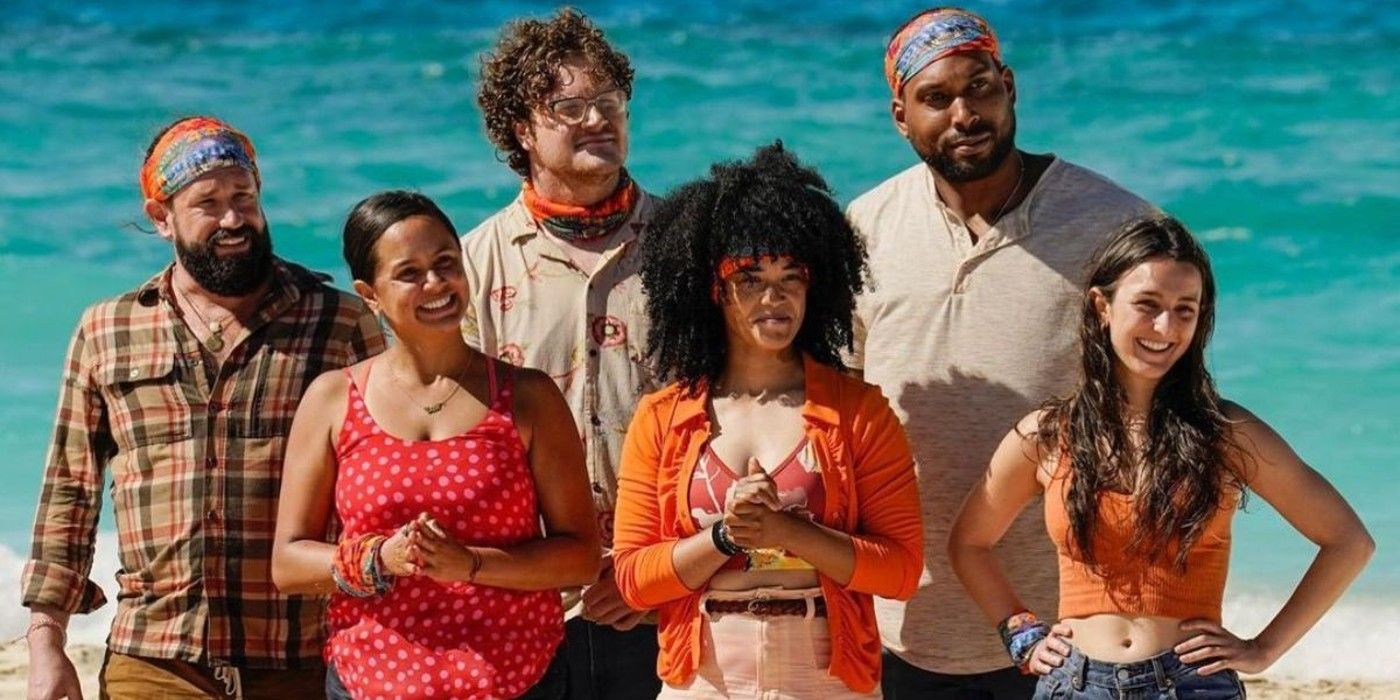 Survivor 44's Ratu Tribe cast shot near ocean