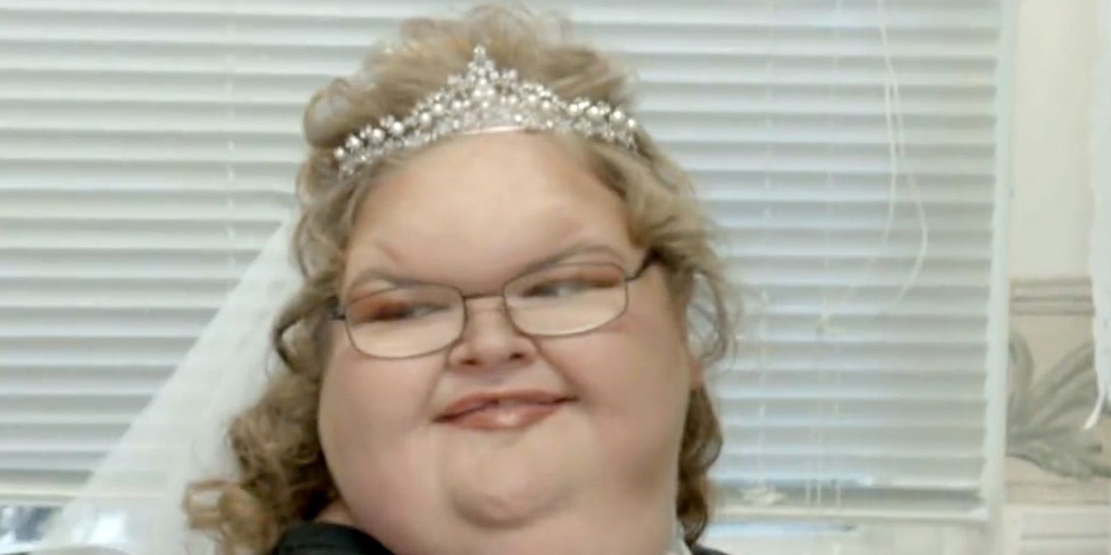 1000-lb Sisters Tammy Slaton on her Wedding day smiling