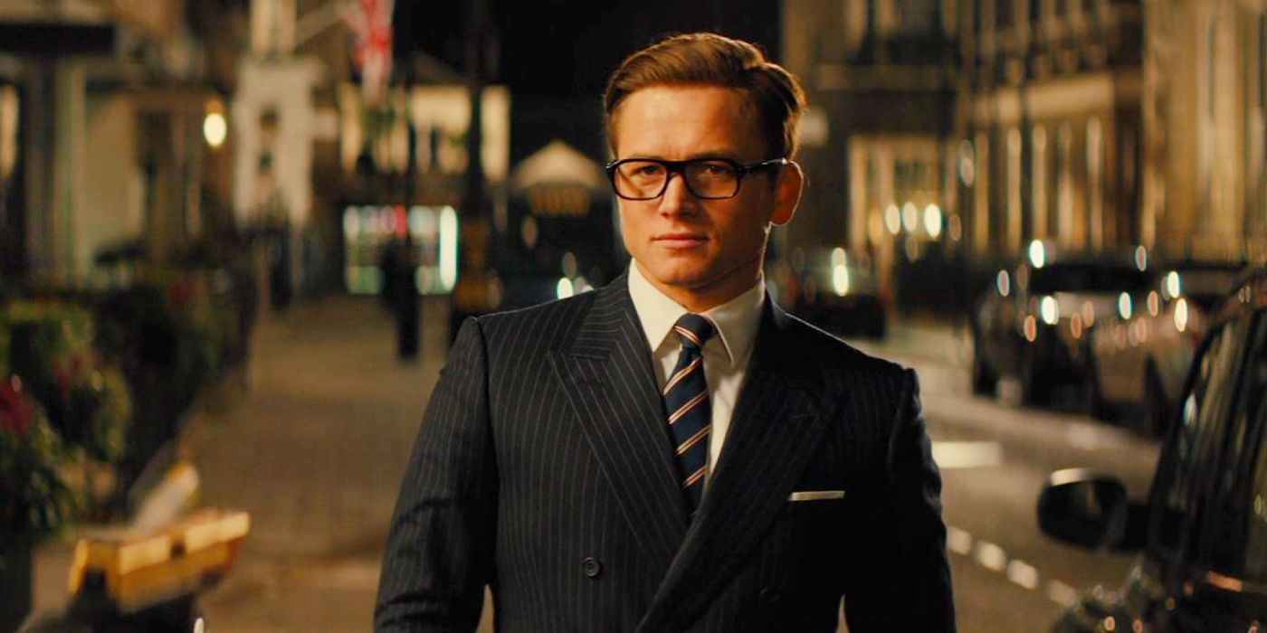 Taron Egerton as Eggsy in Kingsman: The Golden Circle.