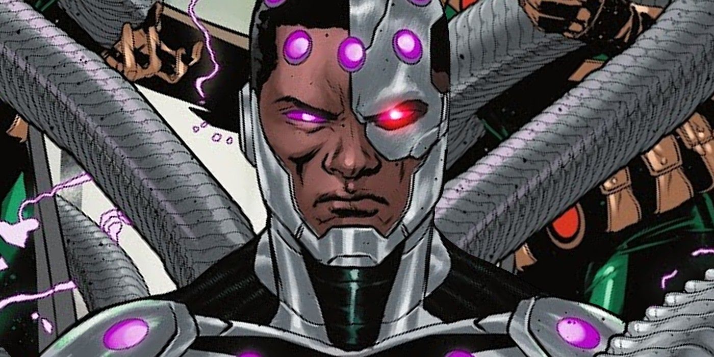 teen titans cyborg powers brainiac