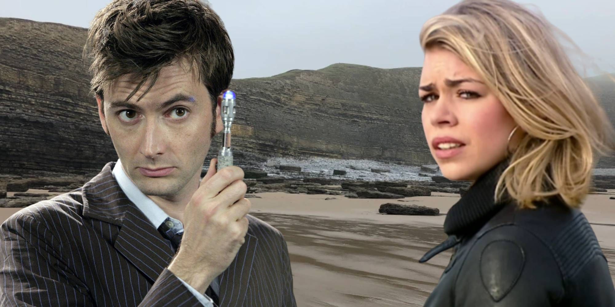Tenth Doctor And Rose In Doctor Who 