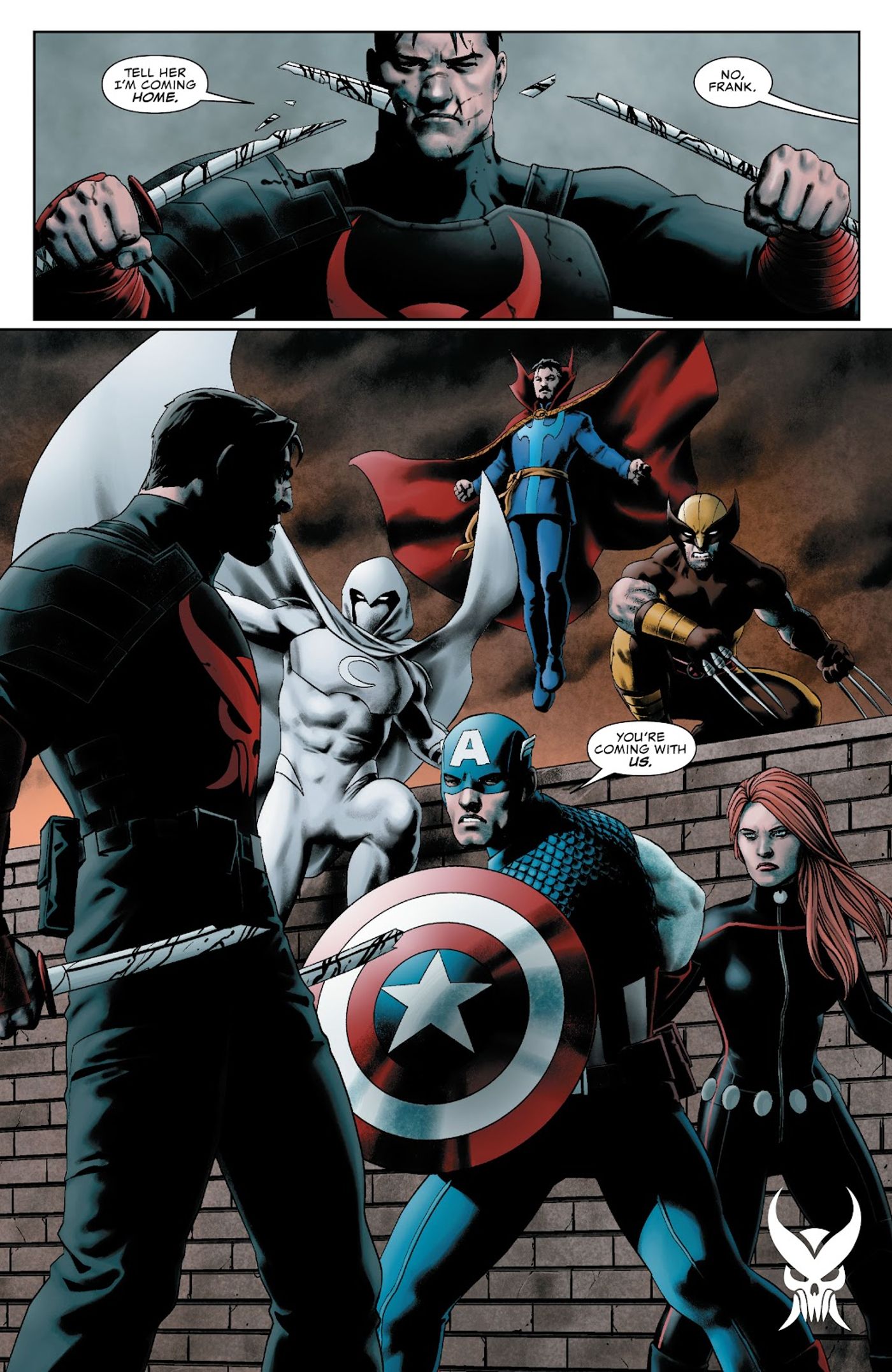 Les Avengers se rassemblent pour arrêter le Punisher