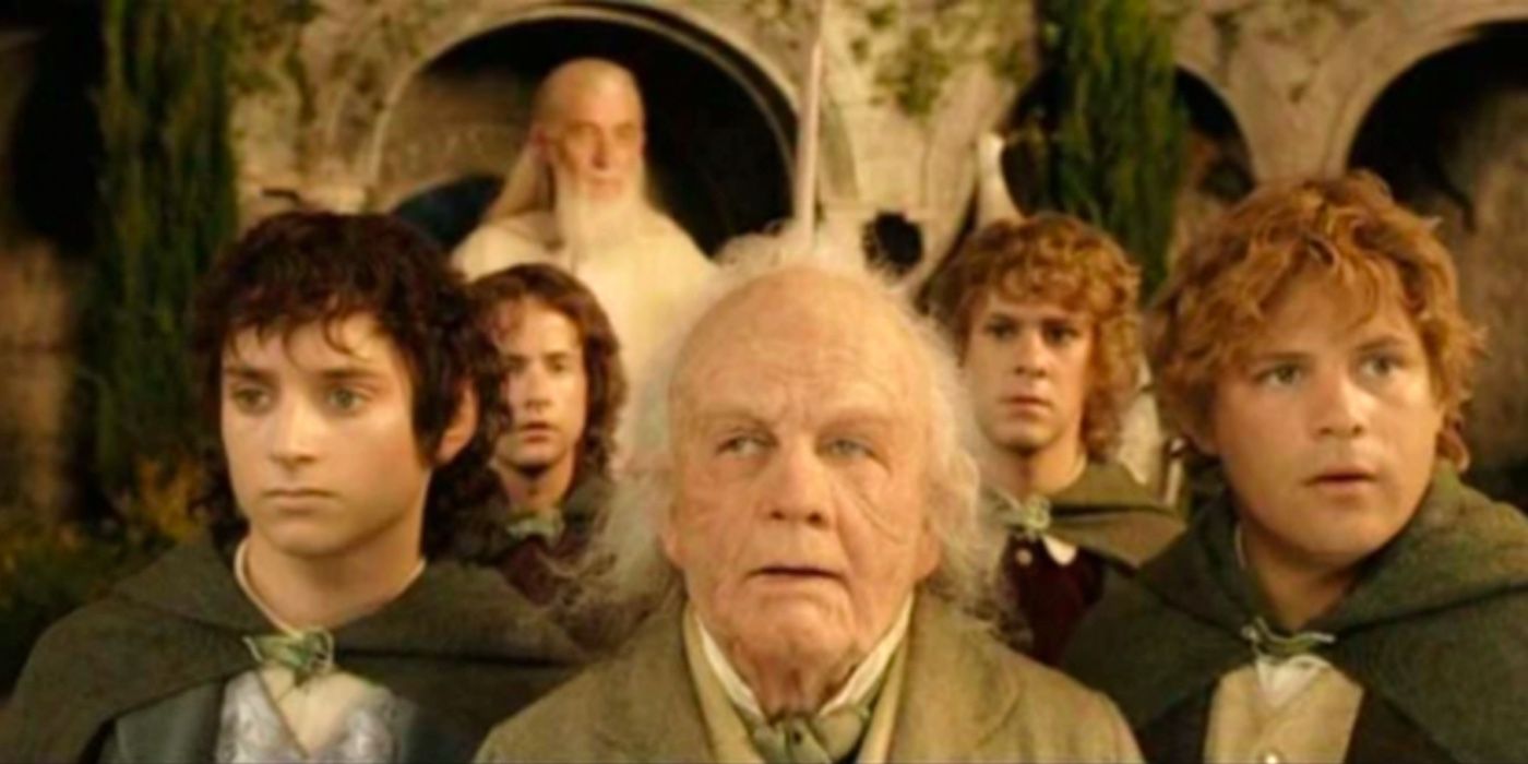 The cast of The Lord of the Rings The Return of the King looking surprised