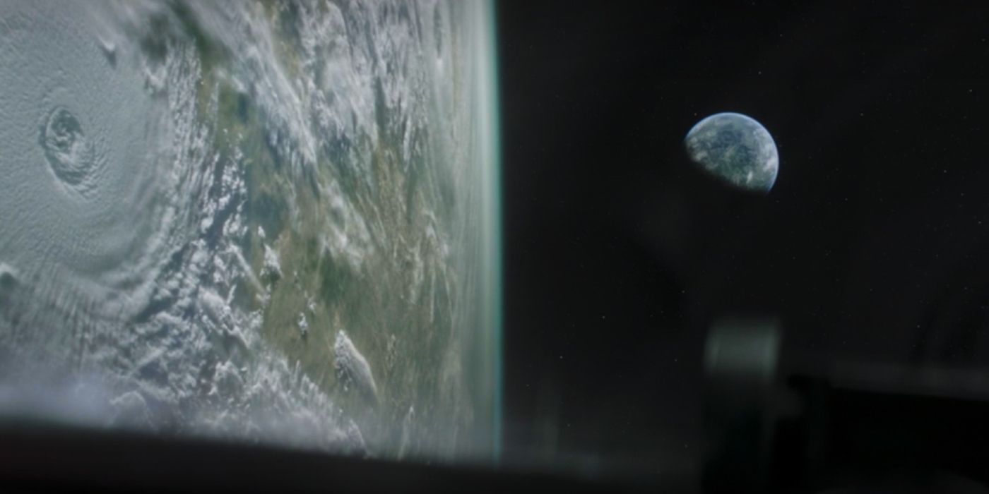 The moon of Concordia orbitting Mandalore in The Mandalorian season 3, episode 2