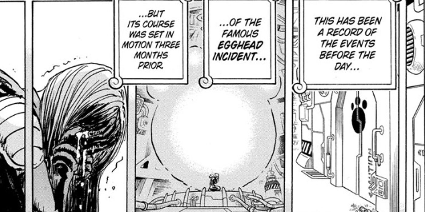 A narração do Incidente Egghead em One Piece