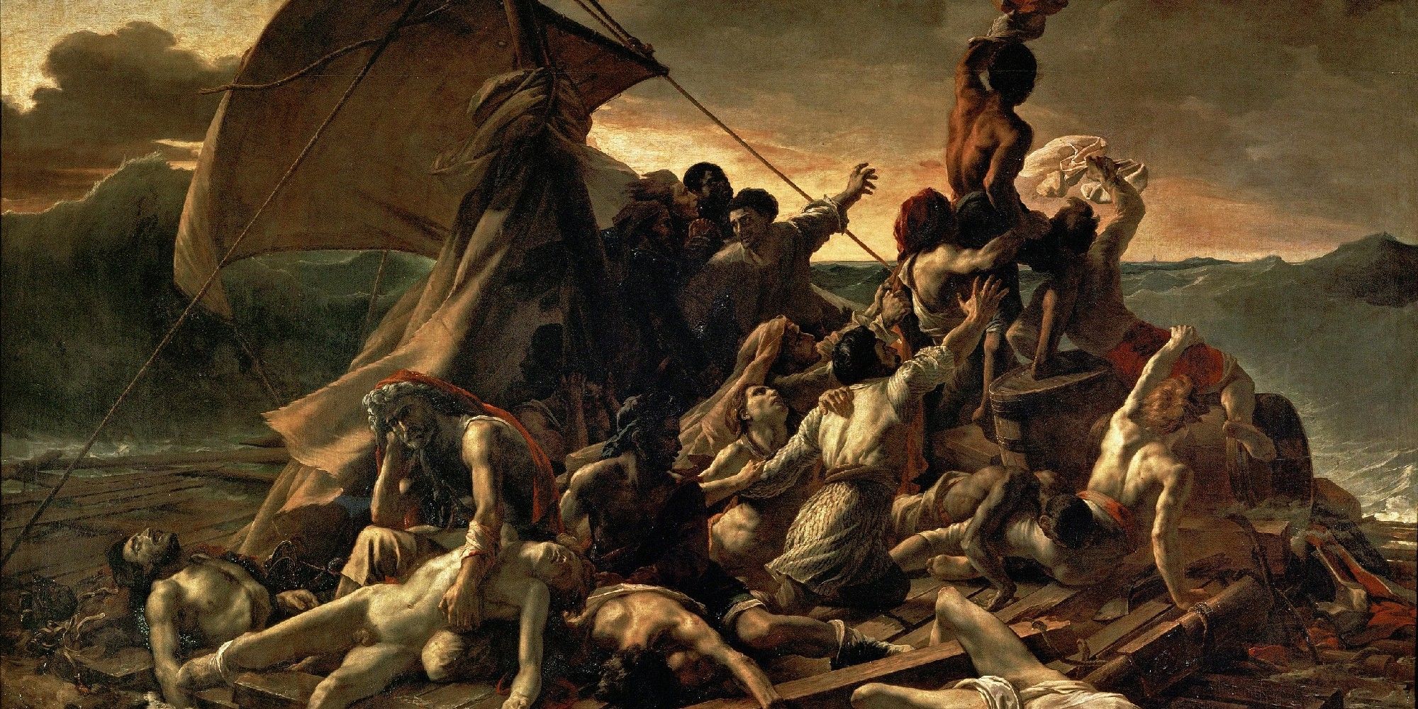 The Raft of the Medusa Painting