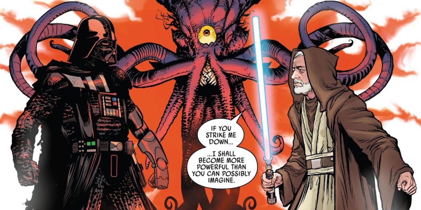 The Red Horror telepathically assaults Darth Vader in Star Wars Darth Vader 10