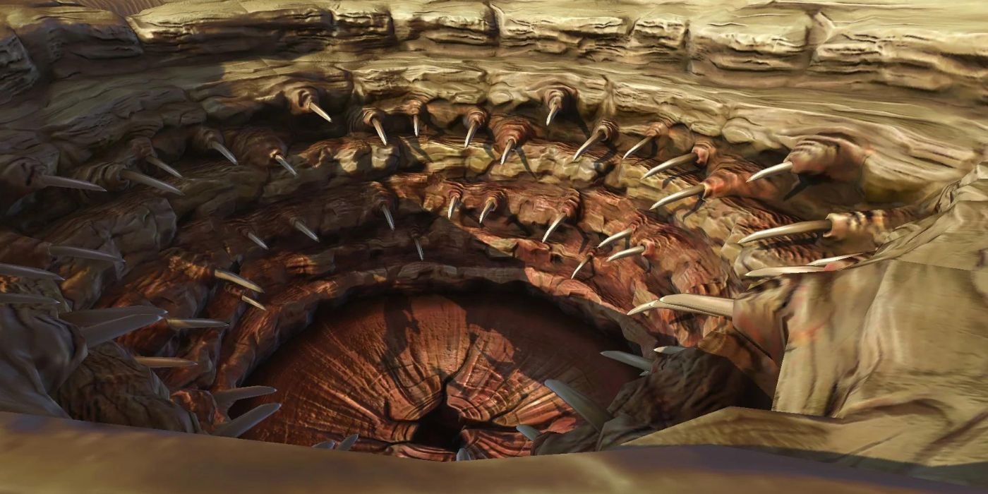 The Sarlacc pit in Star Wars