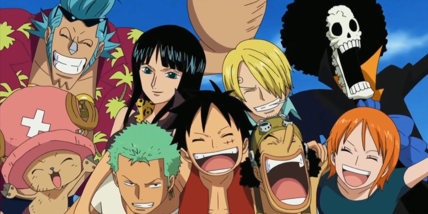 The Straw Hats Having Fun in One piece