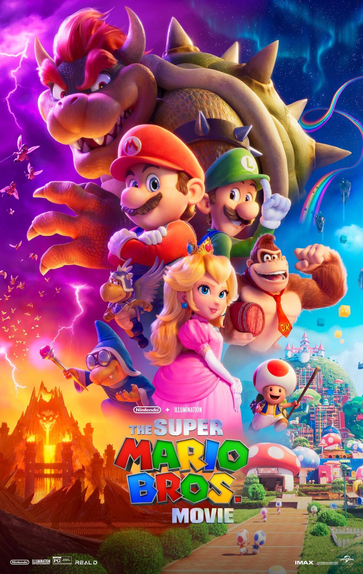L'affiche du film Super Mario Bros
