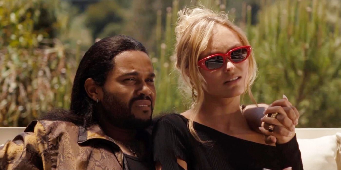 The Weeknd and Lily Rose Depp in The Idol