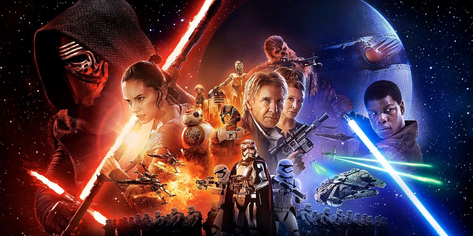 The poster for The Force Awakens
