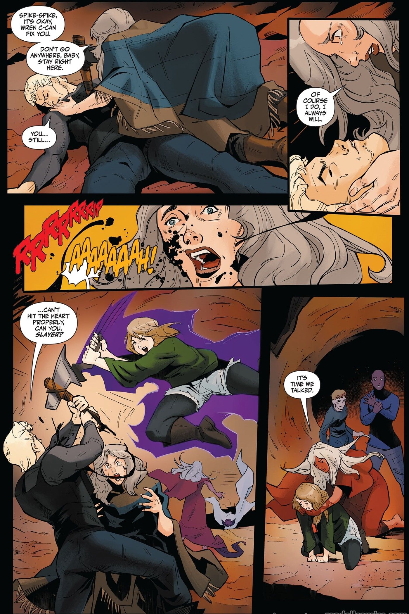 Tessália tenta proteger Tara de Buffy the Vampire Slayer e Spike
