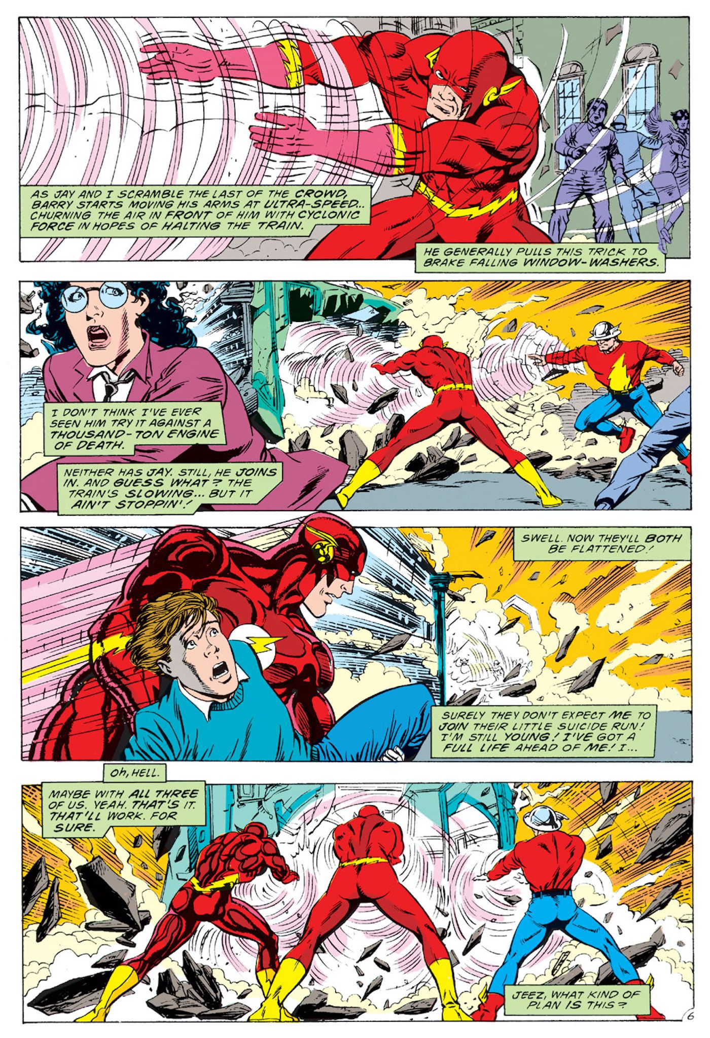 Trem de parada de três flashes