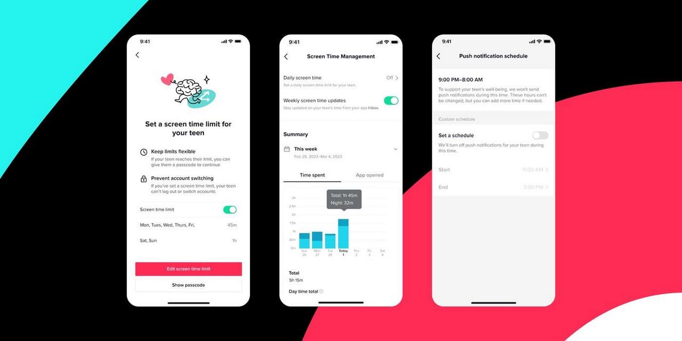 tiktok screen time average