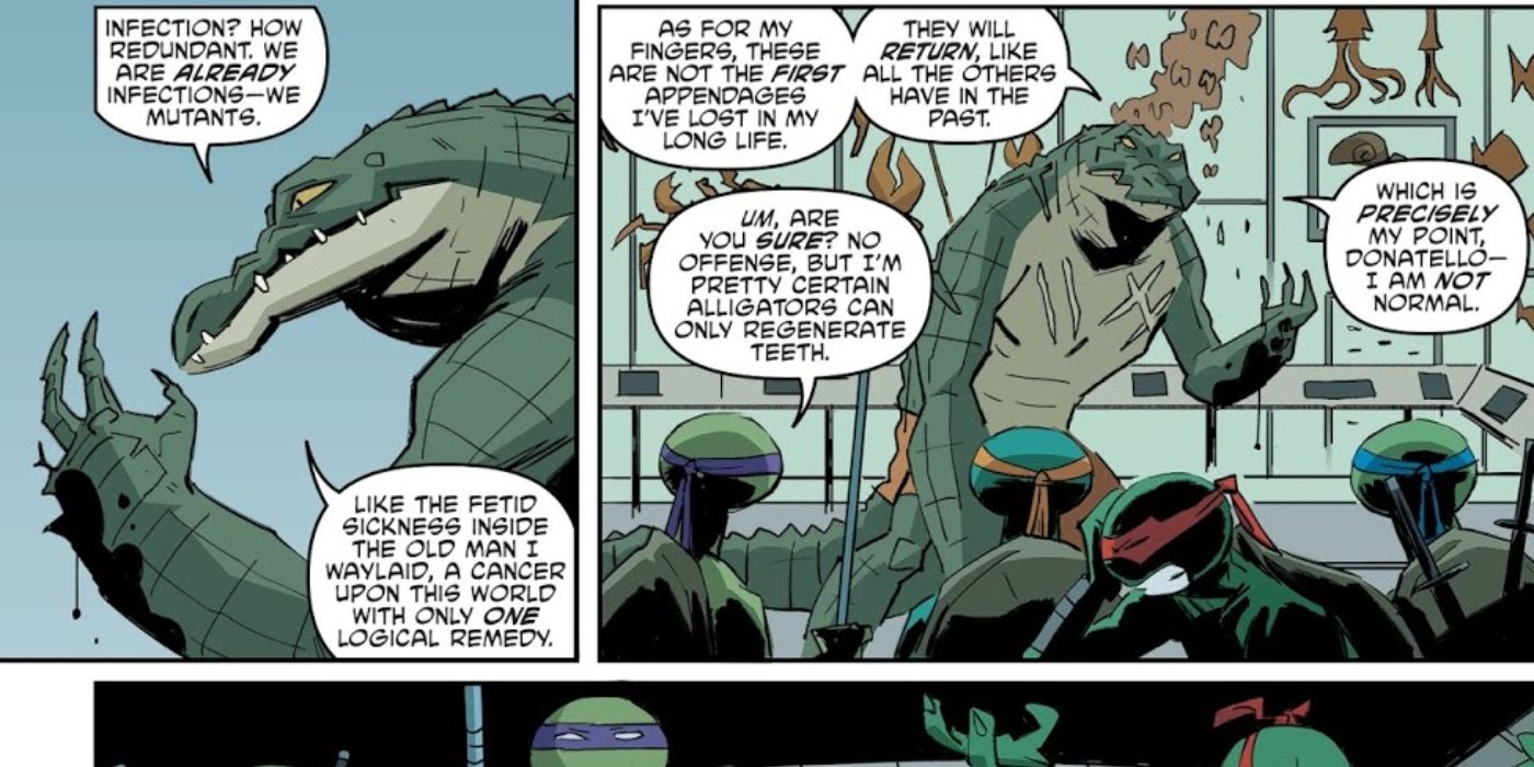 TMNT reveals Leatherhead&rsquo;s secret power.