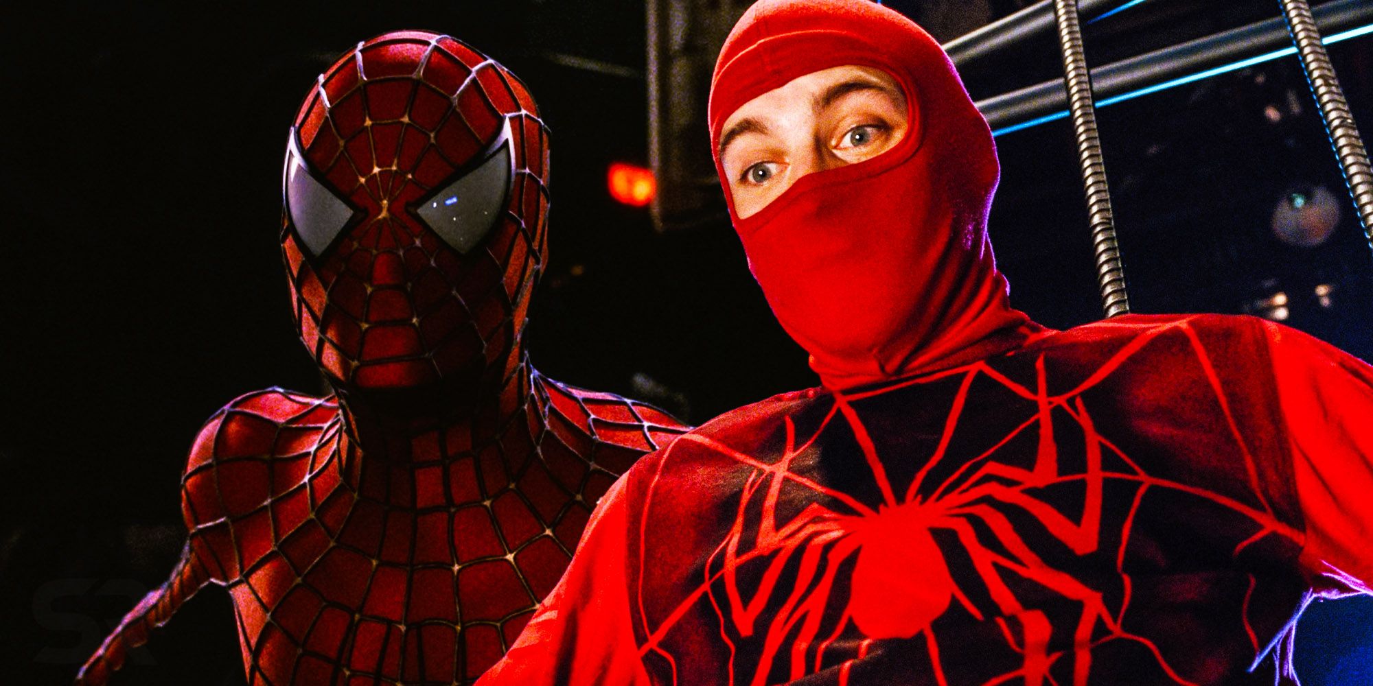 tobey maguire spiderman first suit