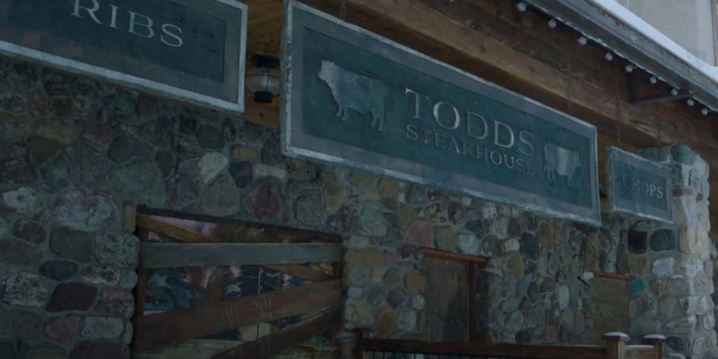Todd's Steakhouse sign from the opening of The Last of Us episode 8
