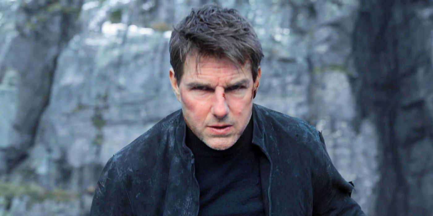 Tom Cruise dans le rôle d'Ethan Hunt a l'air fou dans Mission : Impossible - Fallout.