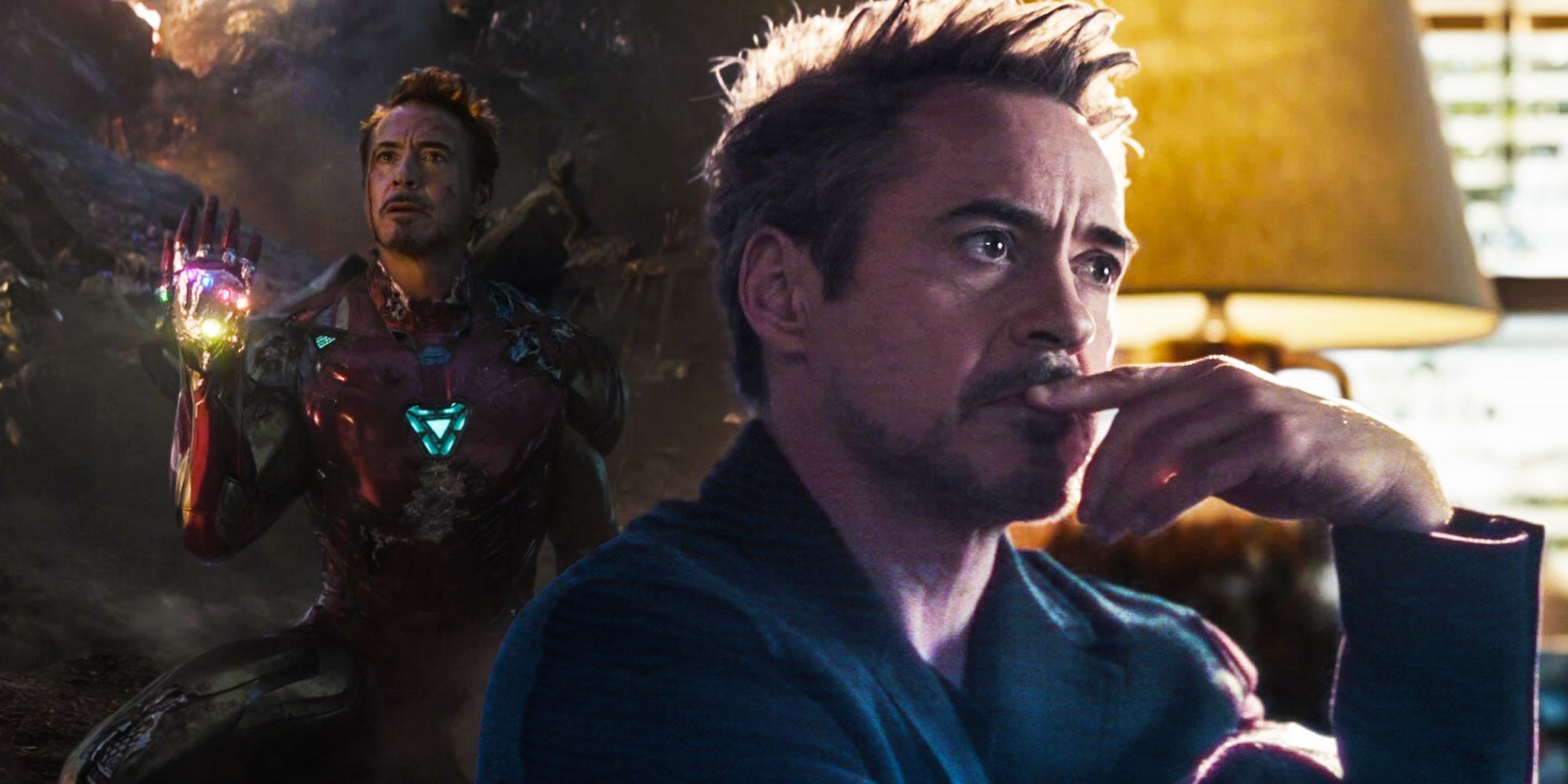 avengers endgame's robert downey jr as Tony stark iron man