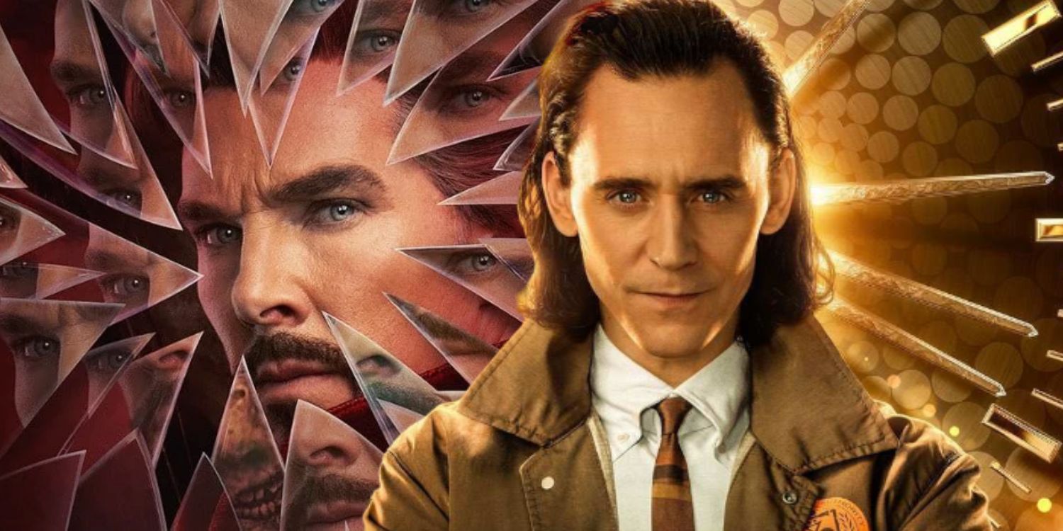Split Image of Doctor Strange in the Multiverse of Madness & Loki posters