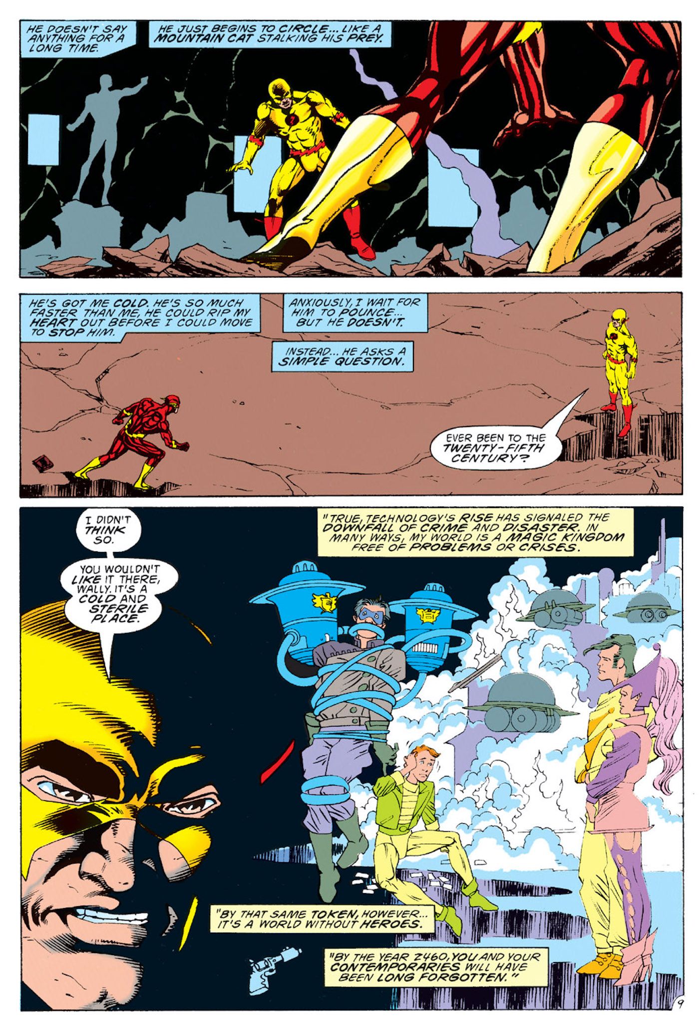 Wally admite que o flash reverso é mais rápido