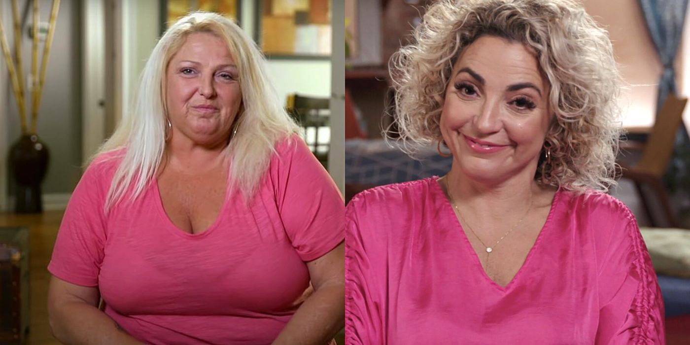 Why 90 Day Fiancé Fans Are Comparing Daniele Gates To Angela Deem side by side images