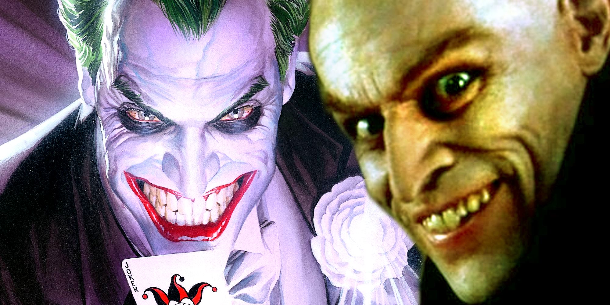 Willem Dafoe as Nosferatu and the Joker in DC Comics