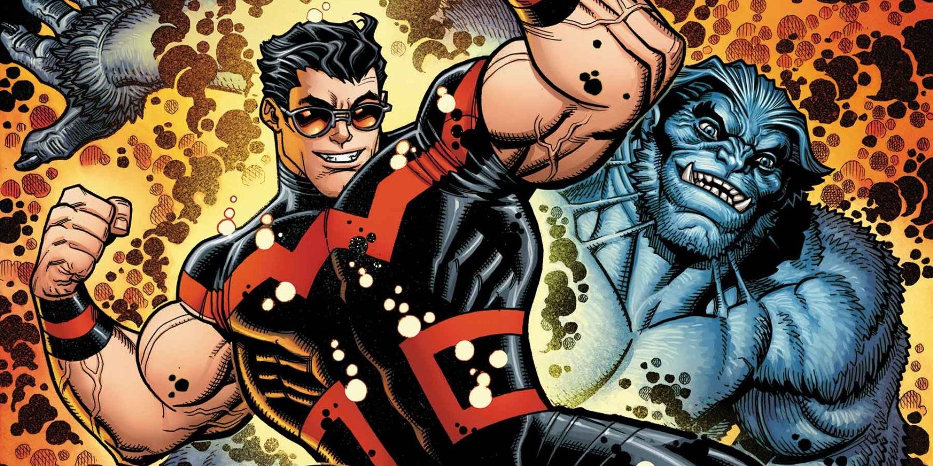 Wonder Man and Beast in the Marvel comics