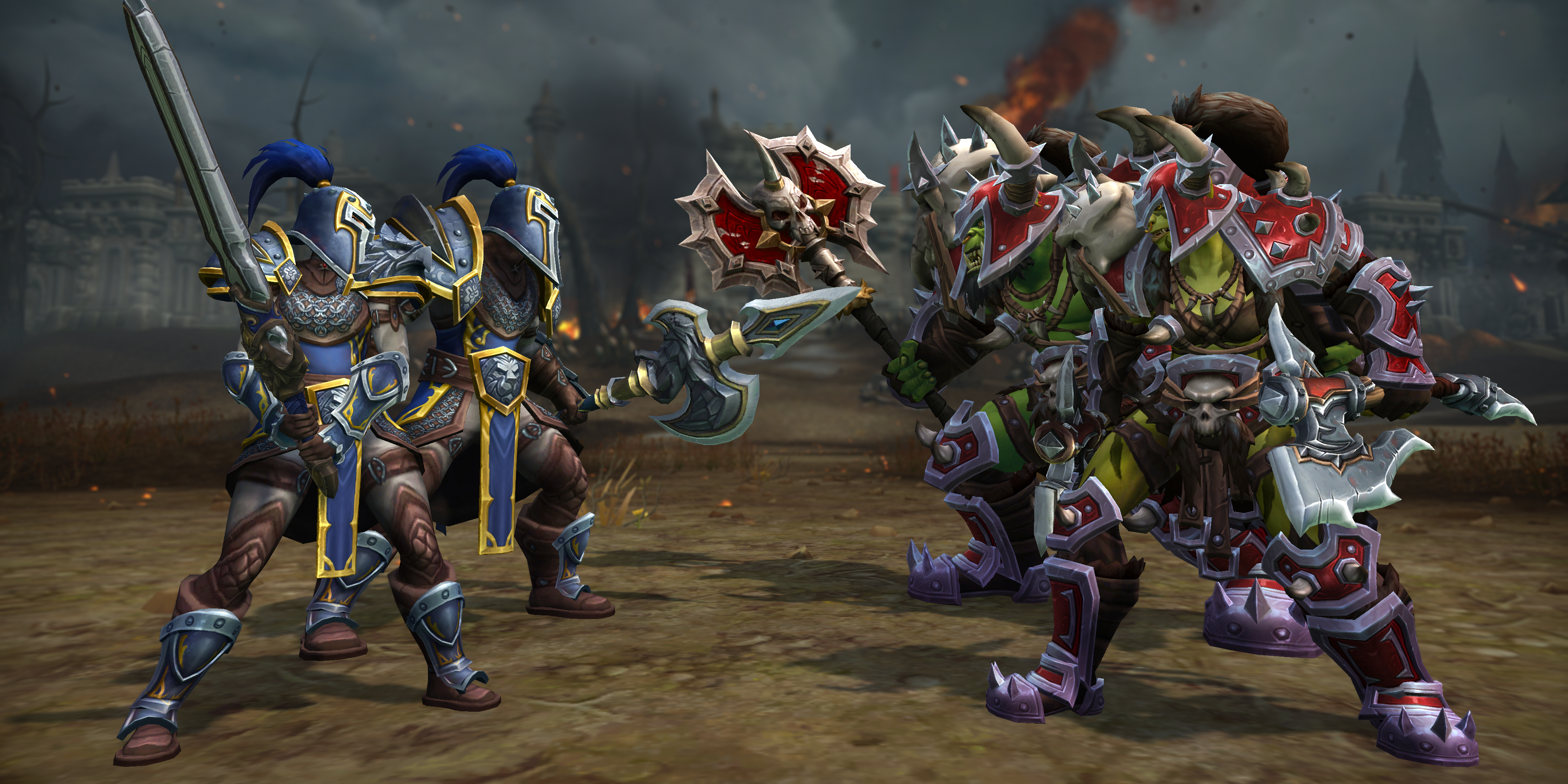 World of Warcraft Classic Heritage Armor For Humans and Orcs