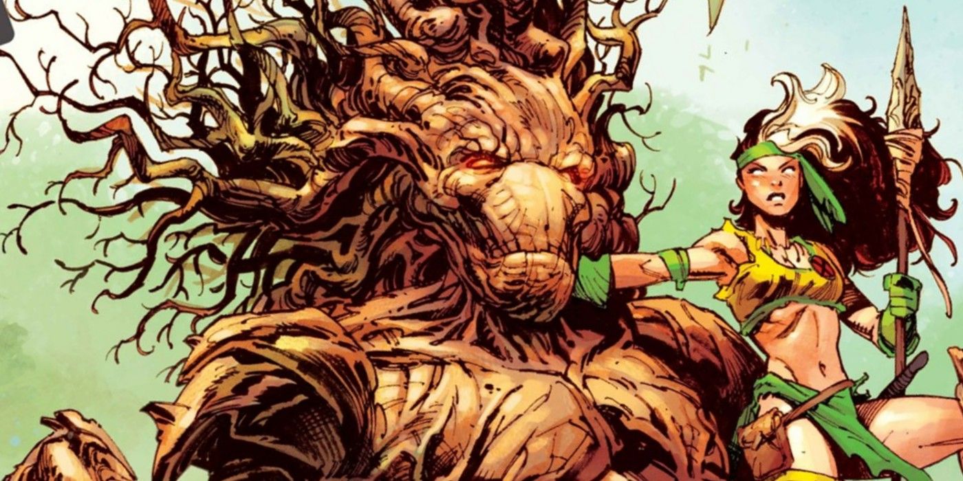 X-Men Savage Land Groot Variant Cover Featured Imagve