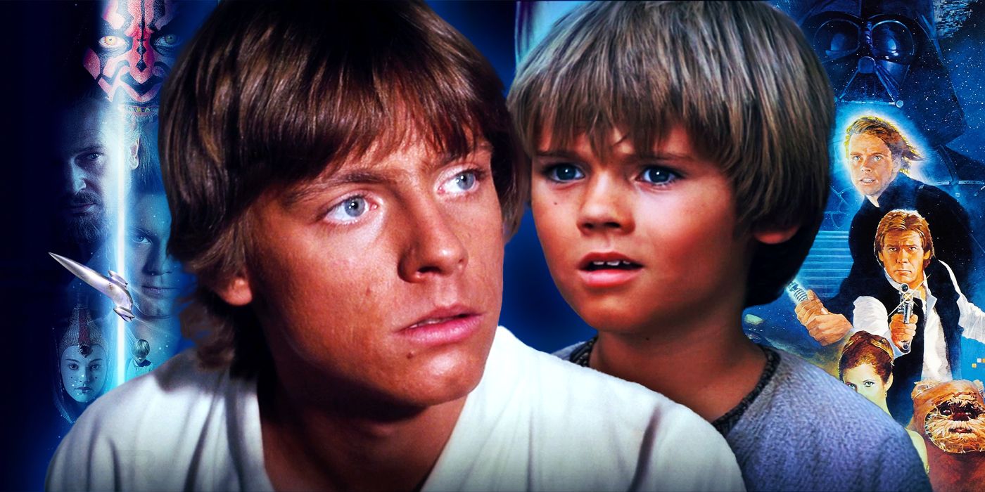 Luke Skywalker, Anakin Skywalker, and Star Wars posters.