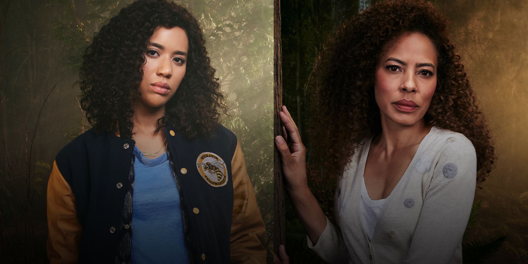 Jasmin Savoy Brown and Tawny Cypress as Shauna in Yellowjackets