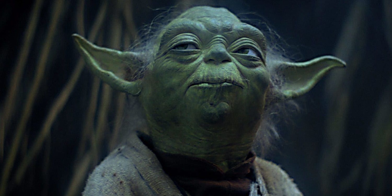 Yoda on Dagobah in The Empire Strikes Back