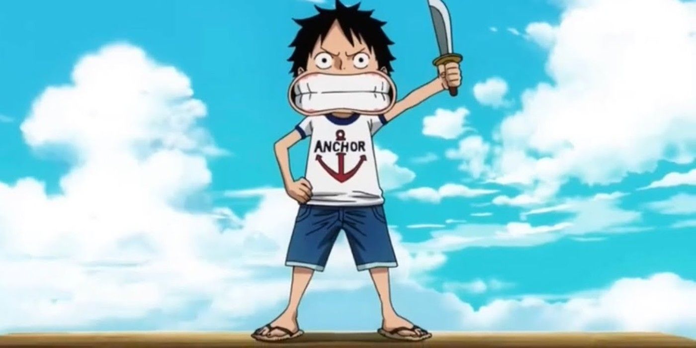 Young Luffy in One Piece