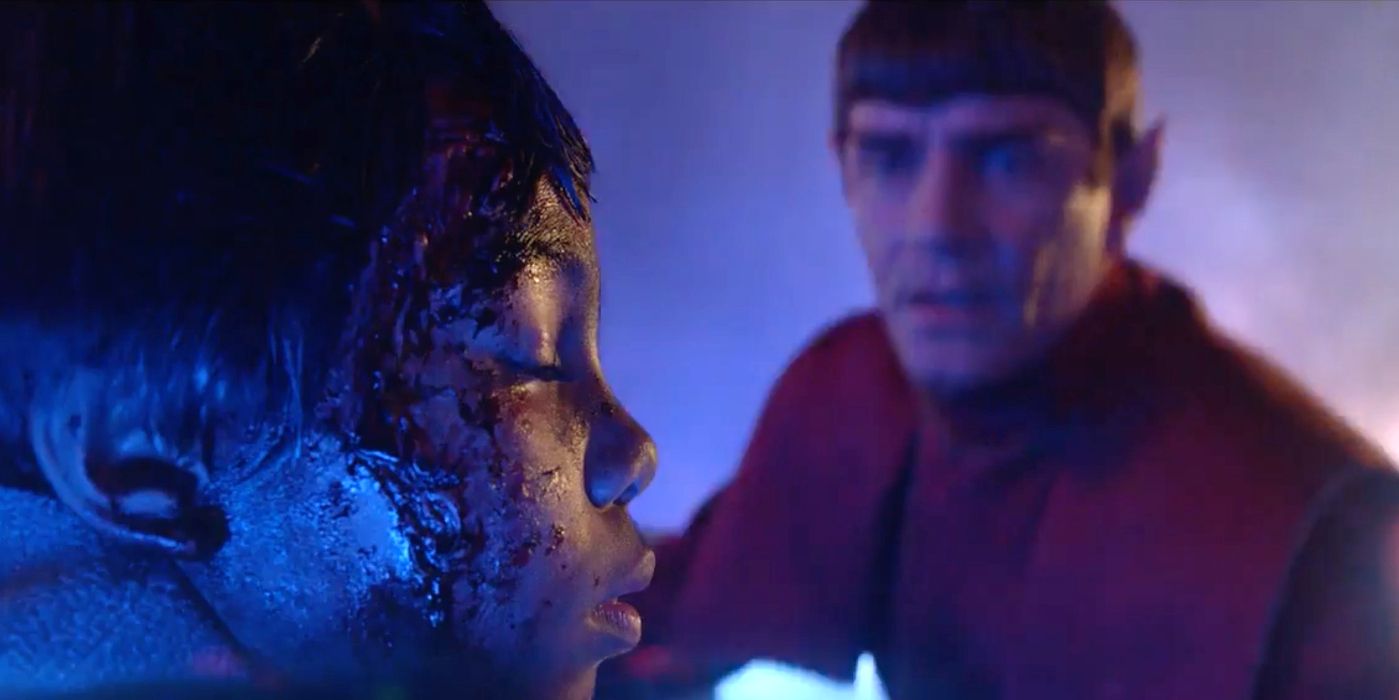 Young Michael Burnham Discovery Injured