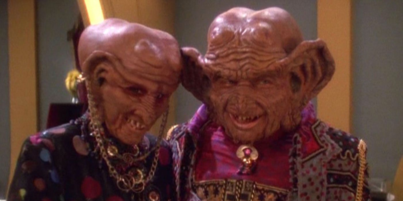 Grand Nagus Zek and Ishka in Star Trek: Deep Space Nine