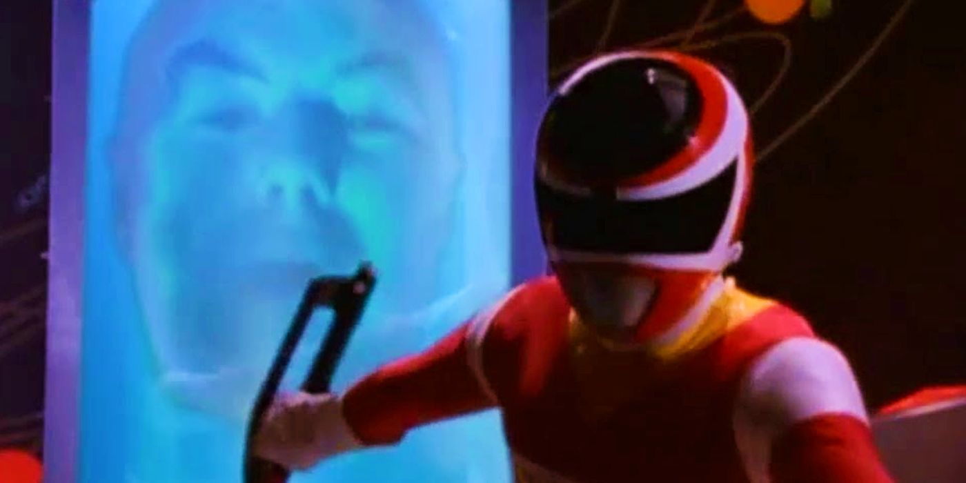 Zordon and Andros in Power Rangers in Space