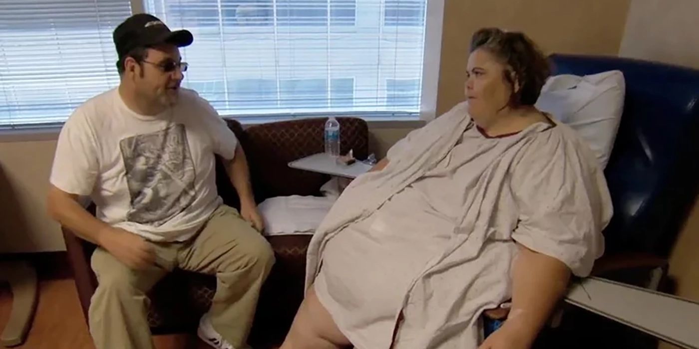 Zsalynn Whitworth from My 600-Lb Life Season 2 sitting on a chair talking to someone on the show